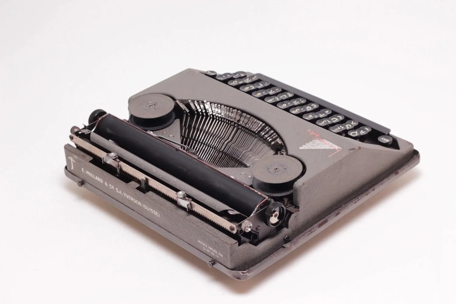 Hermes Baby Gray, Vintage Manual Typewriter, Restored