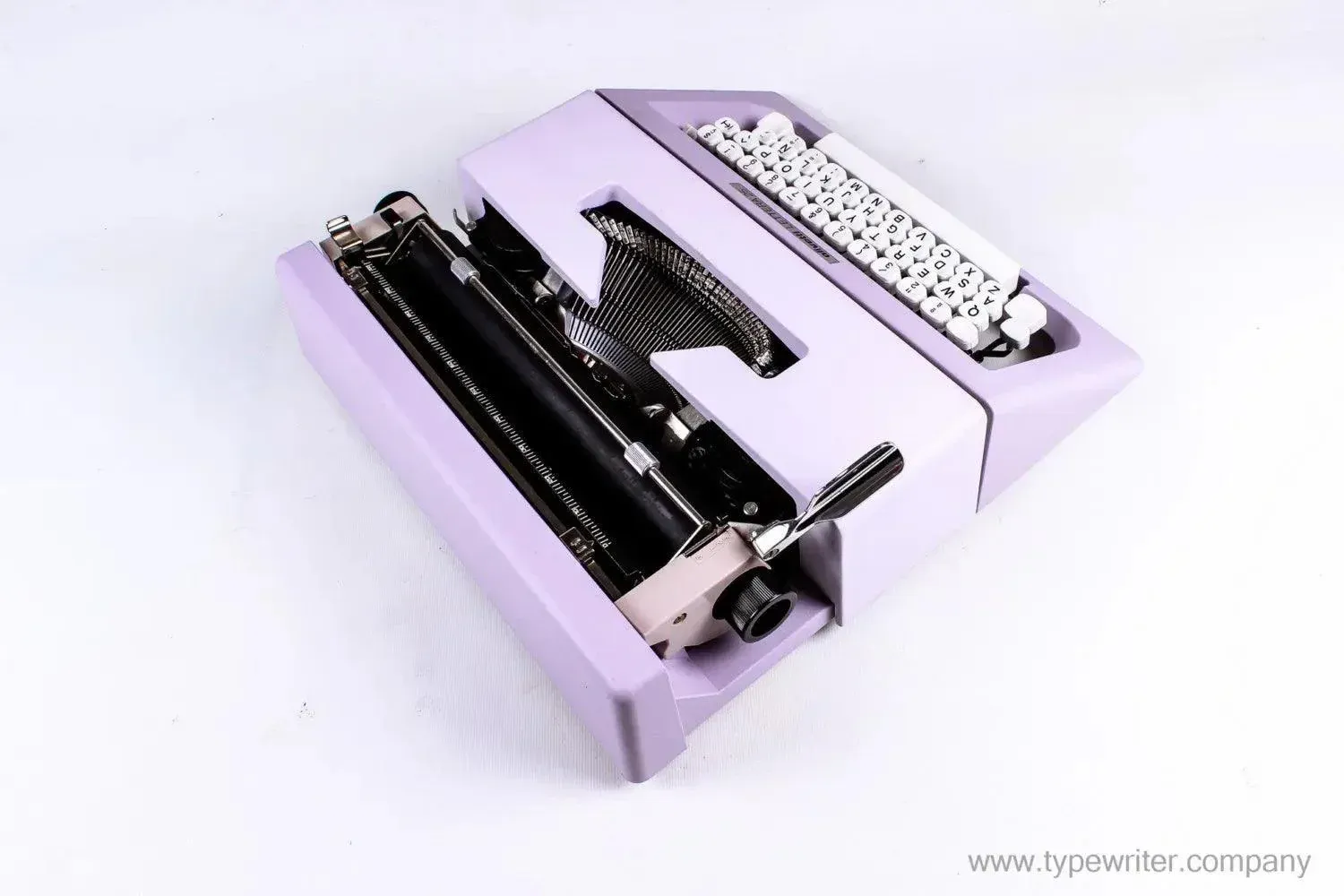 Olivetti Lettera 25 Lilac, Vintage Manual Typewriter, Refurbished