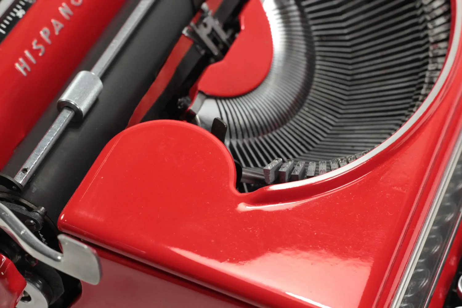 Olivetti Studio 46(42) Glossy Red Vintage Typewriter, Restored