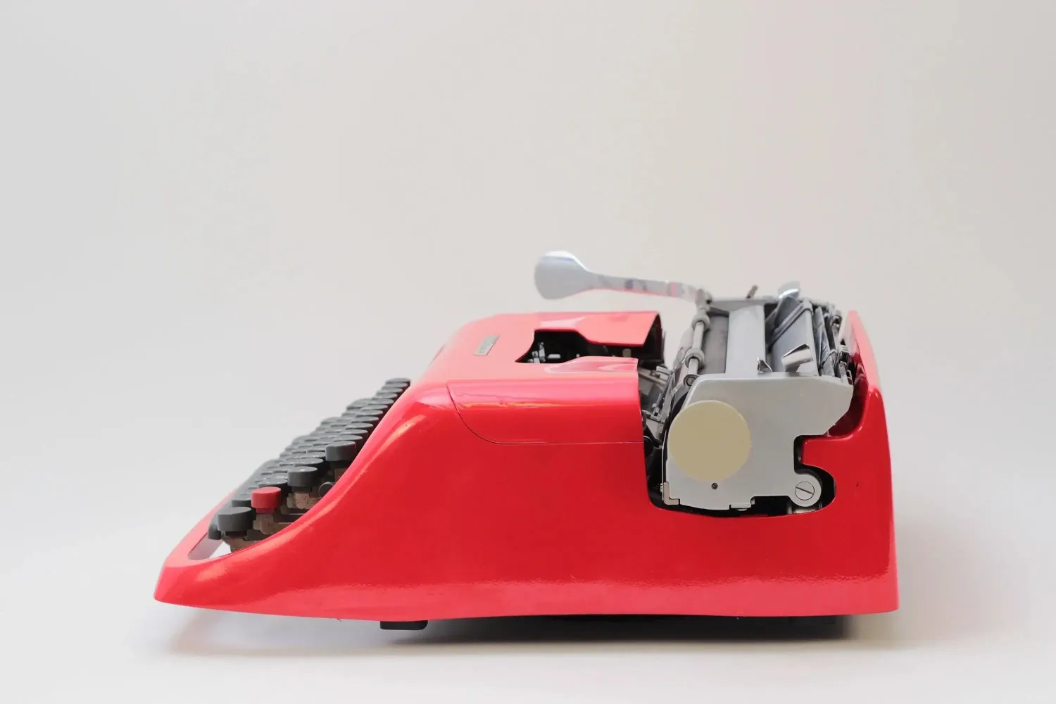 Olivetti Studio 44 Glossy Red, Vintage Manual Typewriter, Refurbished