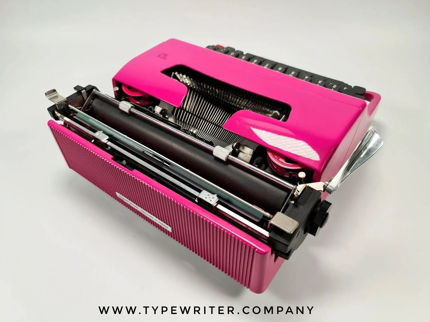 Olivetti Lettera 32 Swedish Pink Vintage Manual Typewriter, Restored