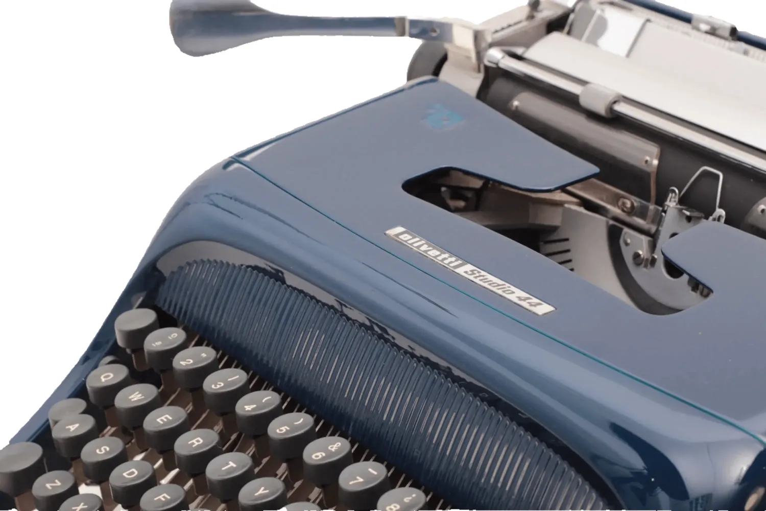 Olivetti Studio 44 Navy Blue Vintage Typewriter, Restored