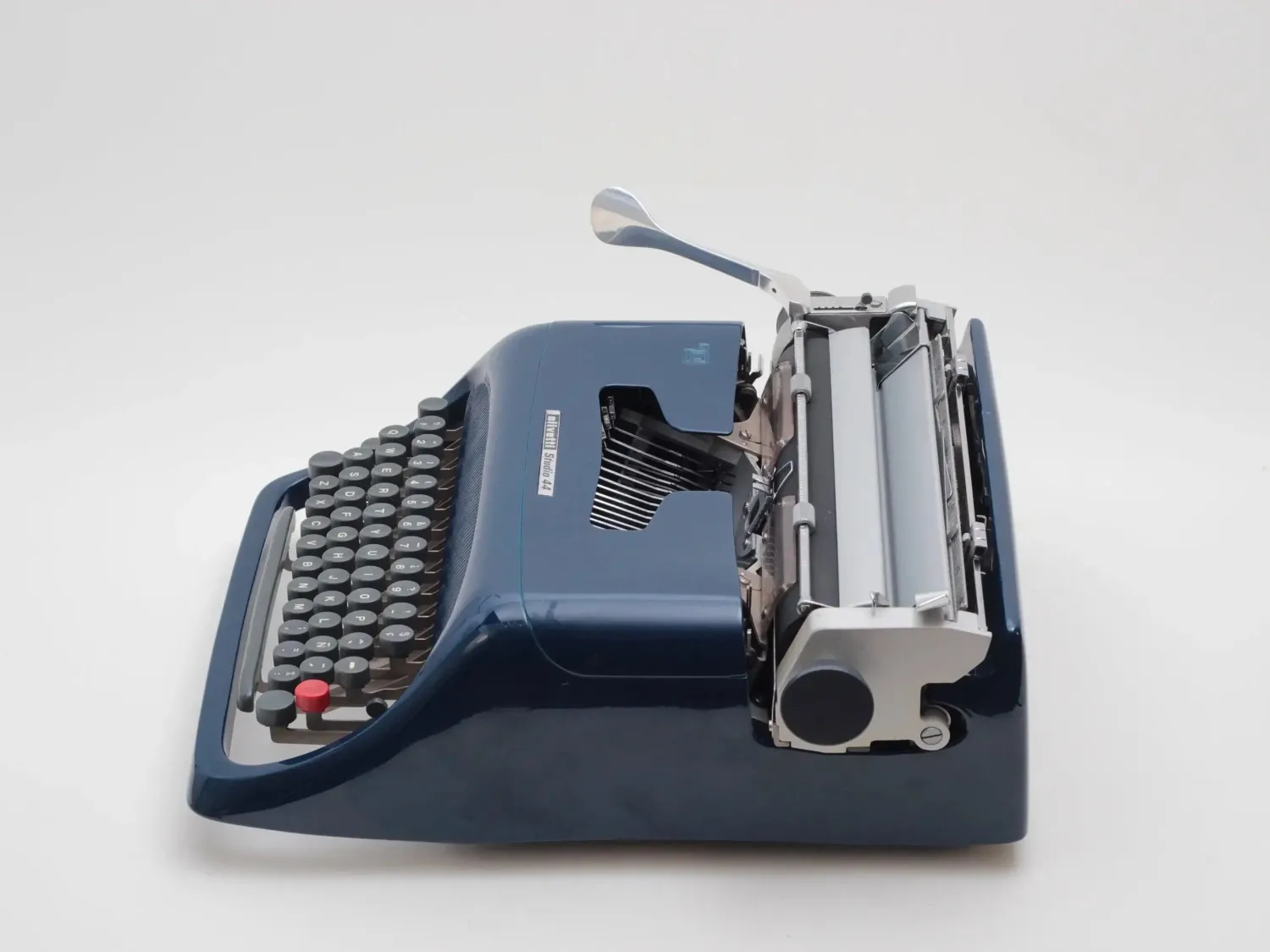 Olivetti Studio 44 Navy Blue Vintage Typewriter, Restored