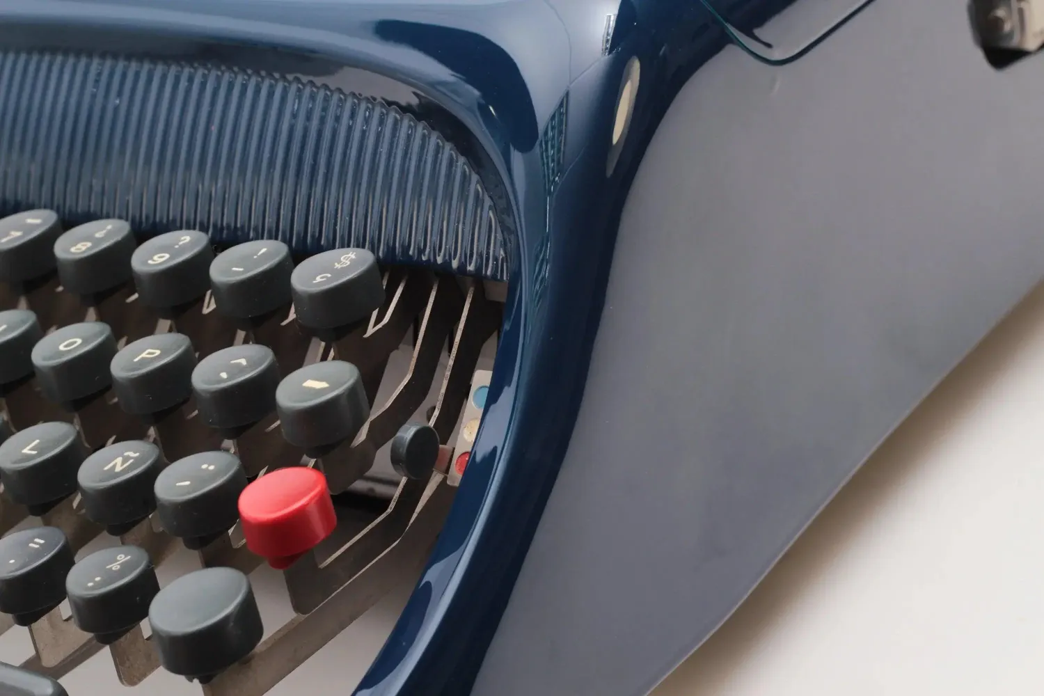 Olivetti Studio 44 Navy Blue Vintage Typewriter, Restored