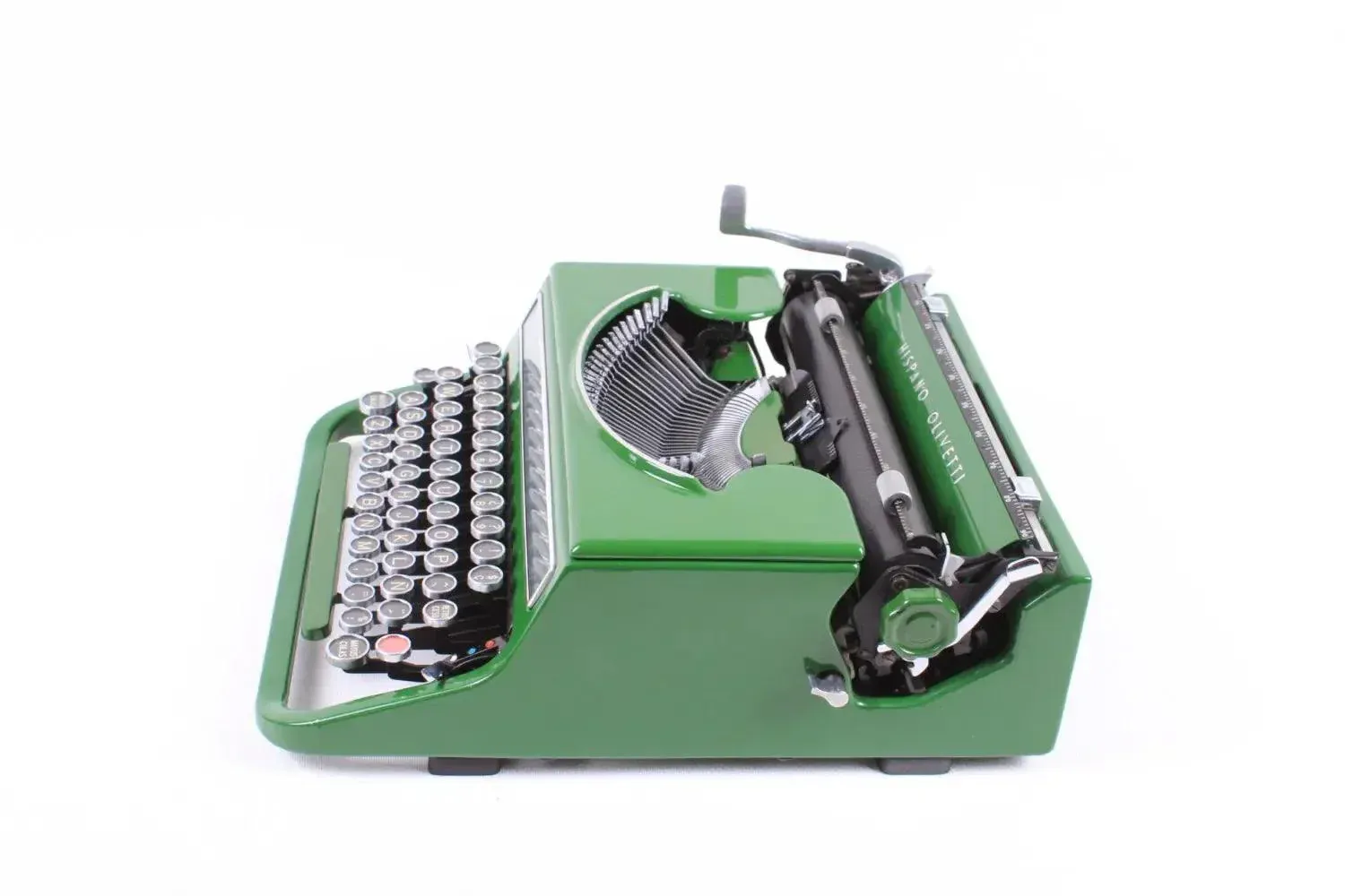 Olivetti Studio 46(42) Glossy Green Vintage Typewriter, Restored