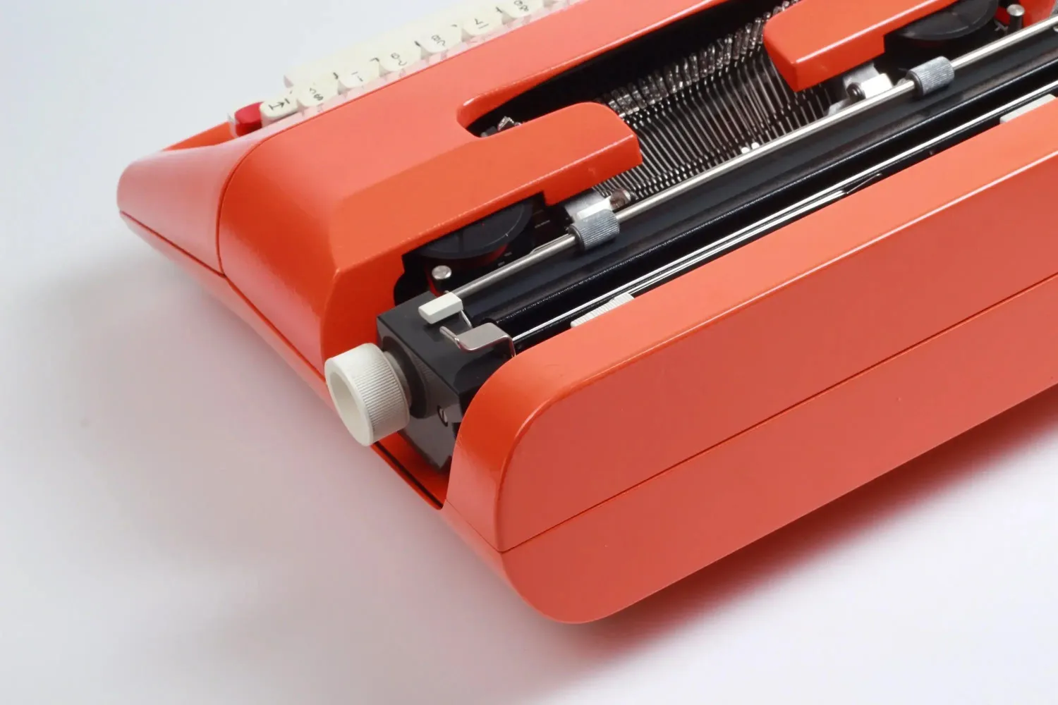 Olivetti Lettera 35 Orange Typewriter, Vintage, Mint Condition, Refurbished