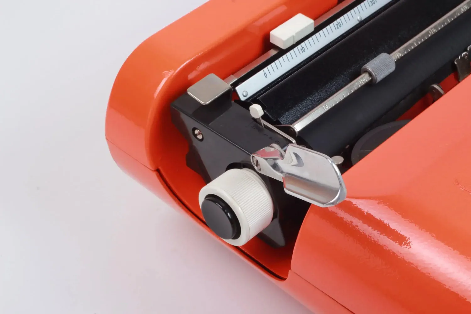 Olivetti Lettera 35 Orange Typewriter, Vintage, Mint Condition, Refurbished