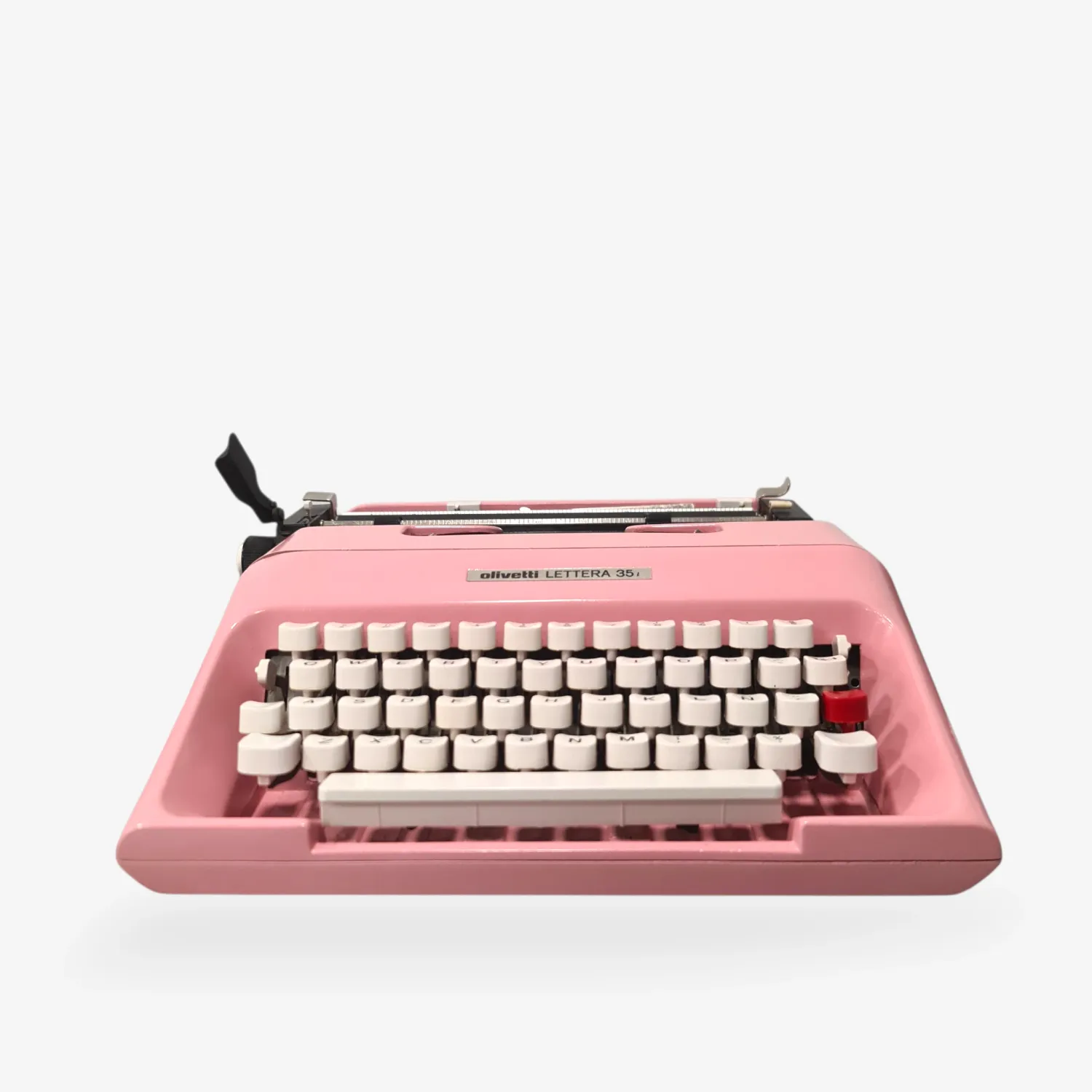 Olivetti Lettera 35 Orchid Pink Vintage, Manual Typewriter, Restored