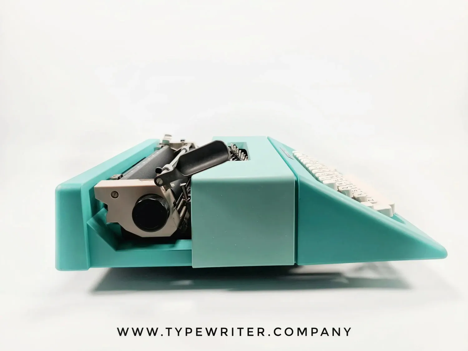 Olivetti Lettera 25 Mint Green Manual Vintage Typewriter, Restored
