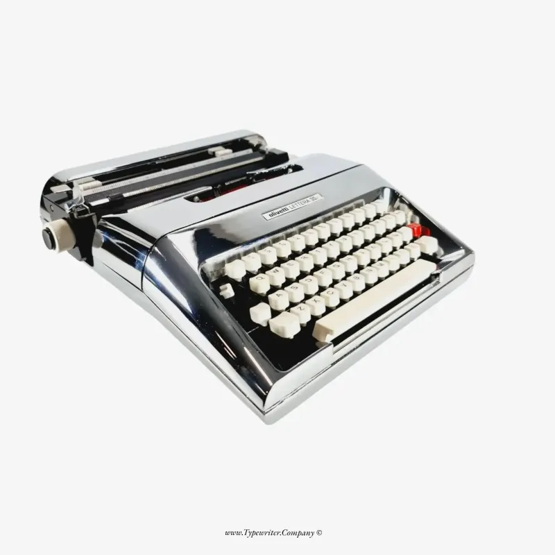 PRE-ORDER Olivetti Lettera 35 (Ltd.Edition 3 of 50) Chrome-Plated Typewriter