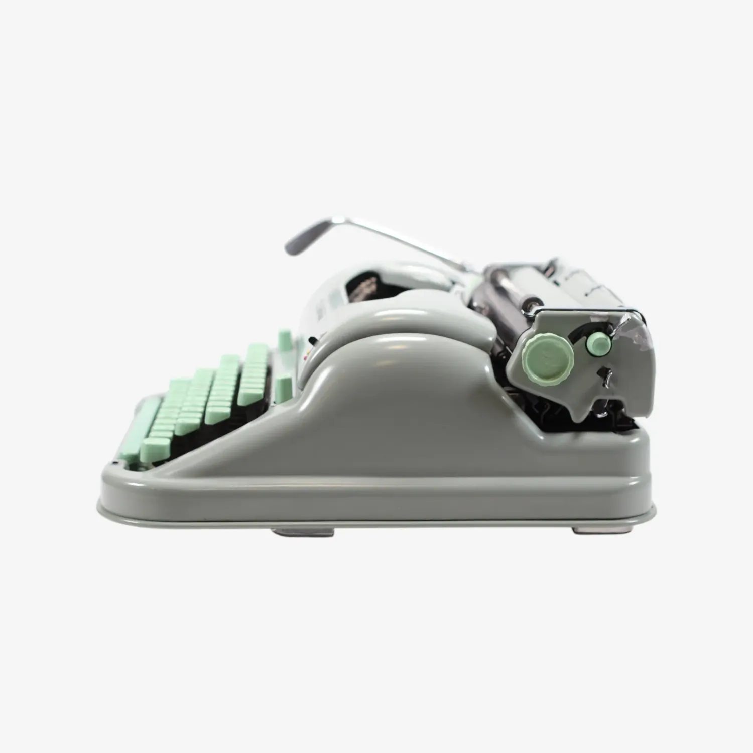 Hermes Media 3 Seafoam Green, Vintage Manual Typewriter, Serviced