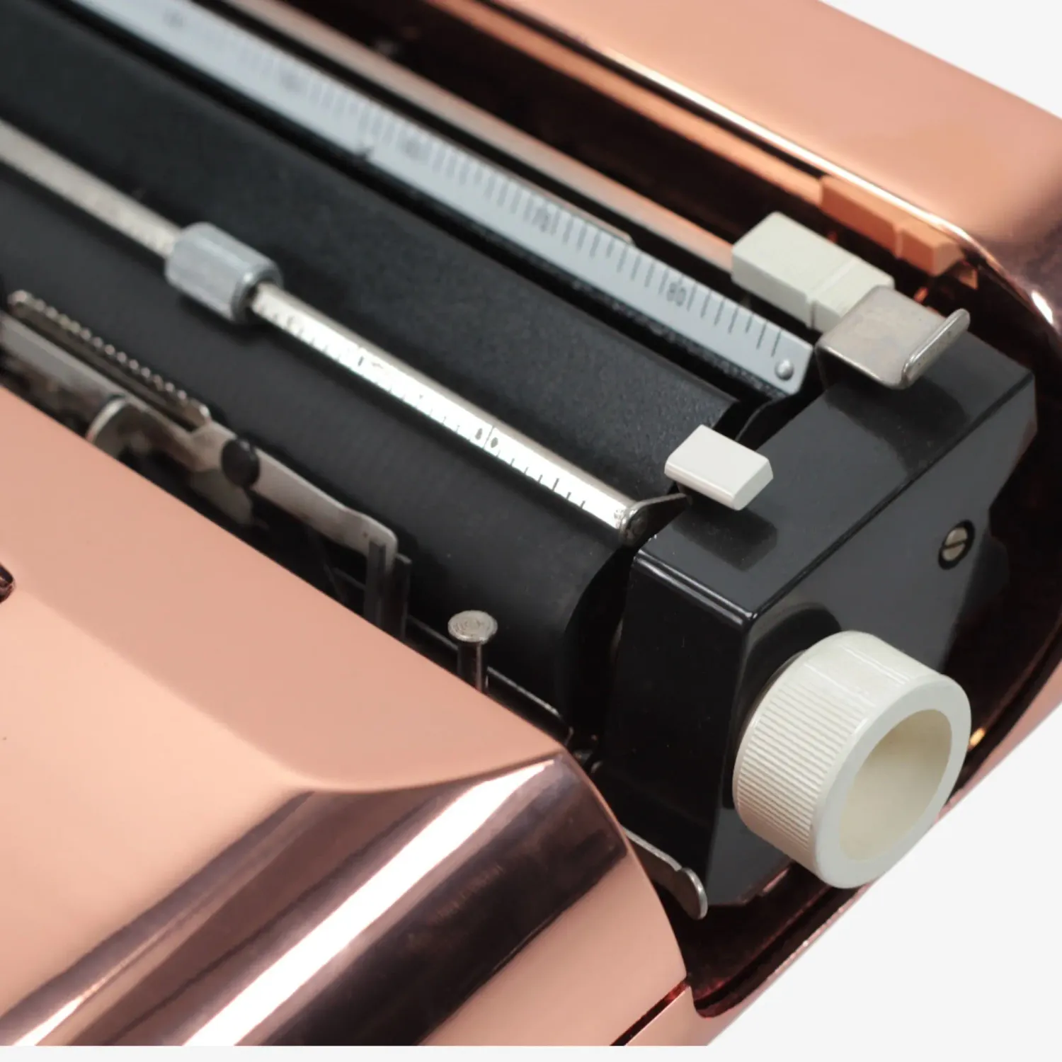 Olivetti Lettera 35, (Ltd.Edition 3 of 50) Copper-Plated Vintage Manual Typewriter, Restored