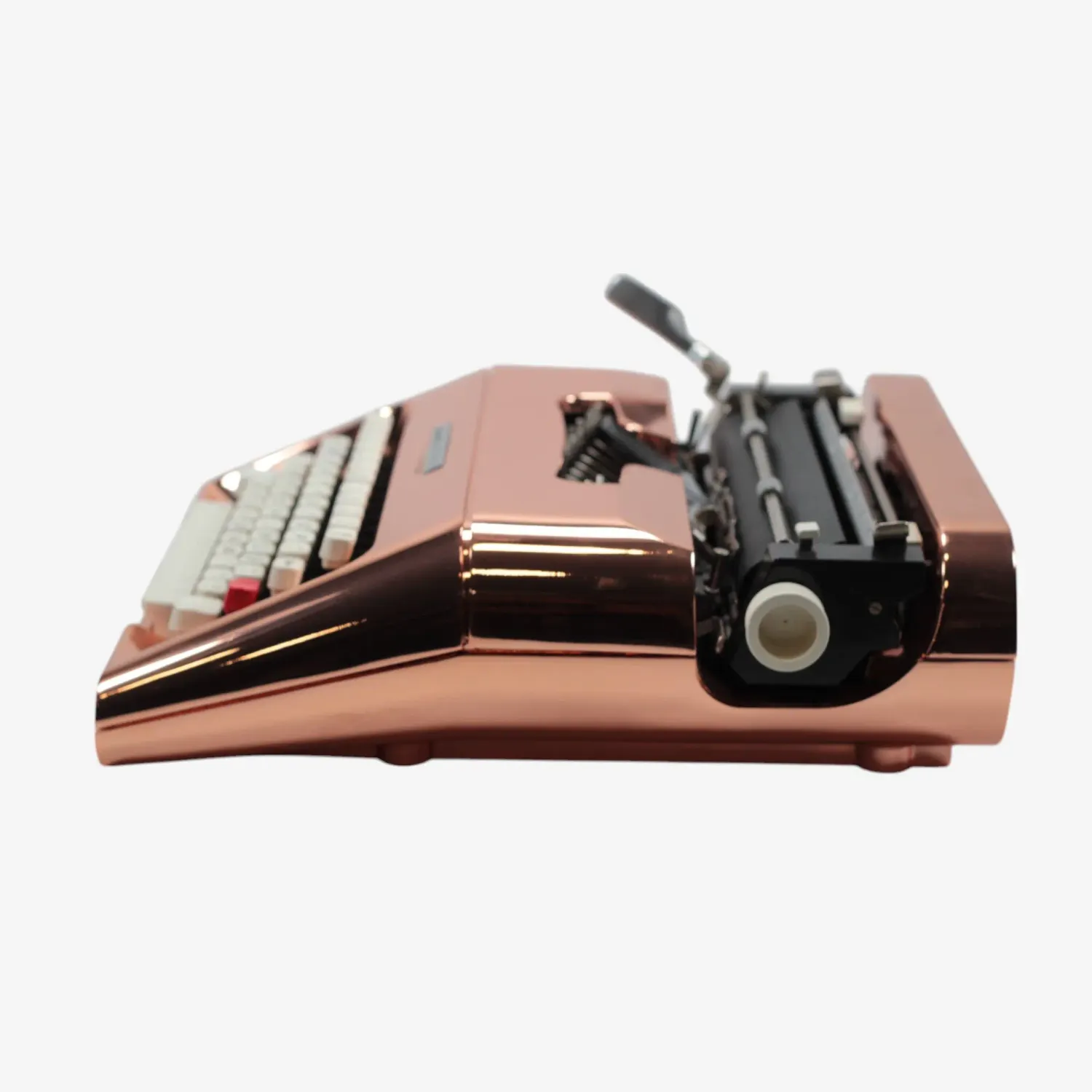 Olivetti Lettera 35, (Ltd.Edition 3 of 50) Copper-Plated Vintage Manual Typewriter, Restored