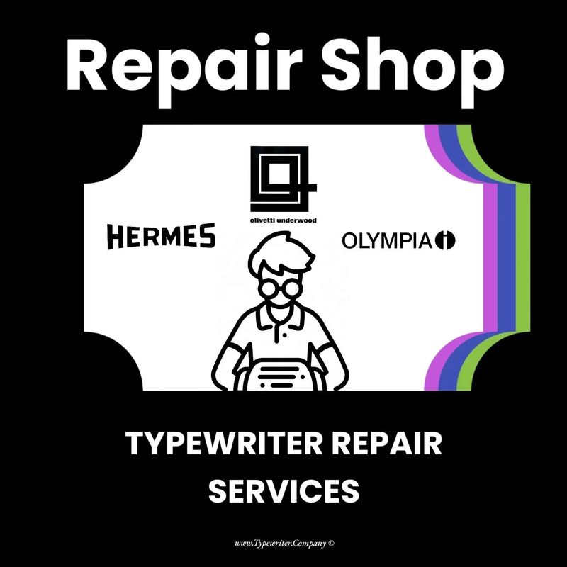 Typewriter Repair Shop - Restoration and Repair Services of Rare and Big Models