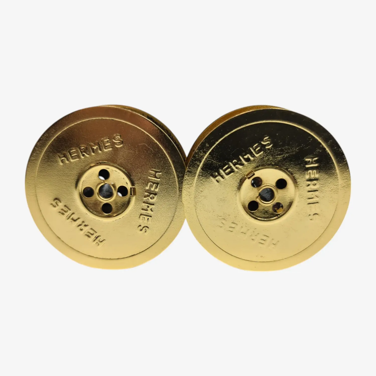 24K Gold-Plated Metal Ribbon Spools for Hermes Typewriters