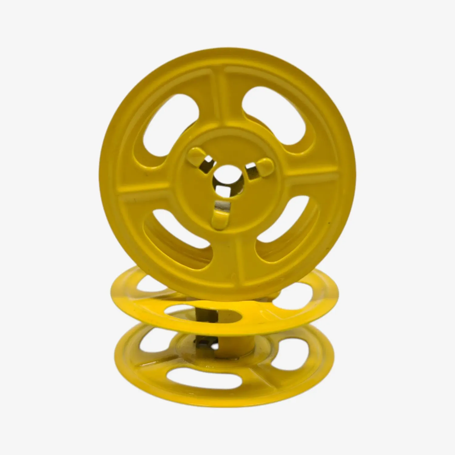 Yellow Universal Metal Ribbon Spools for Typewriters