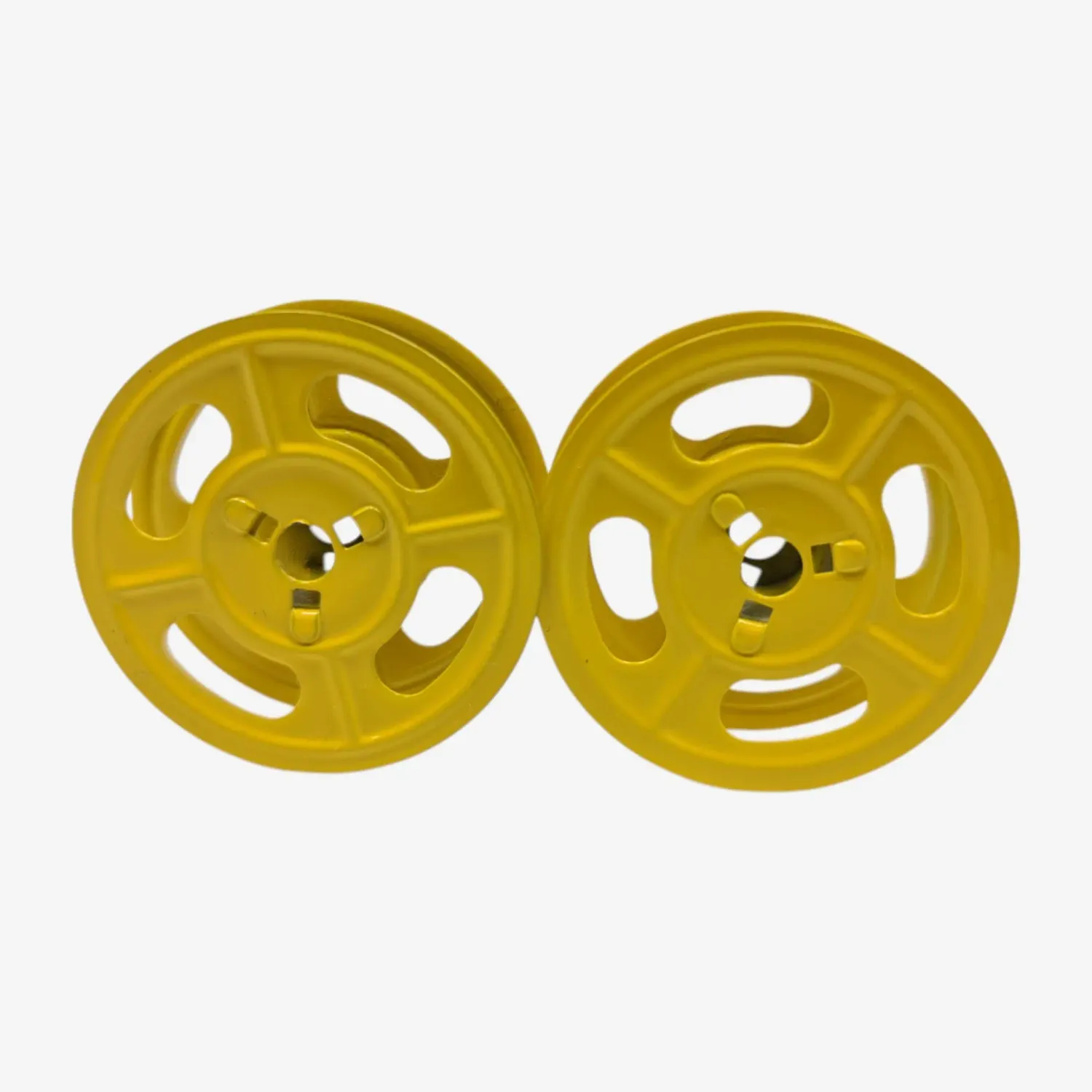 Yellow Universal Metal Ribbon Spools for Typewriters