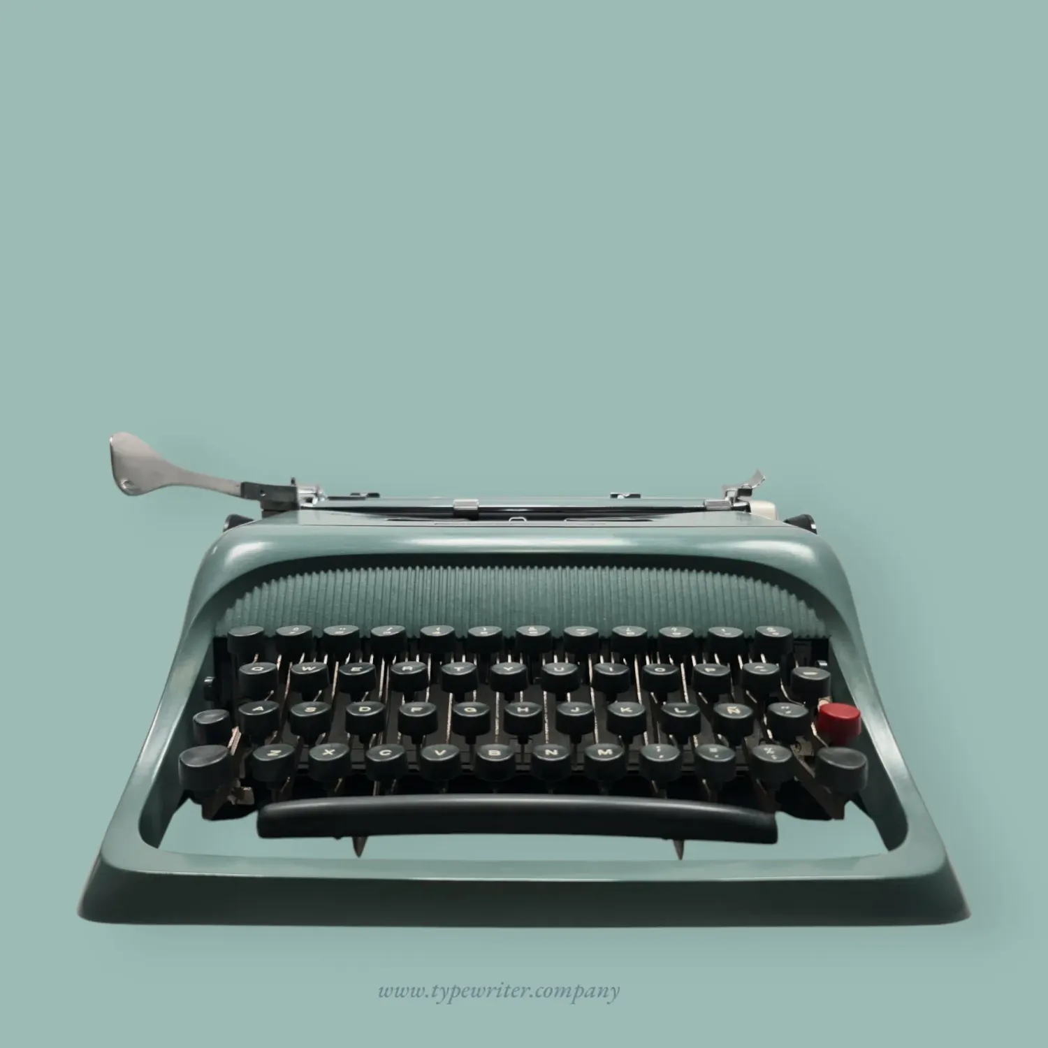 Olivetti Studio 44 Original Teal Vintage Typewriter, Refurbished