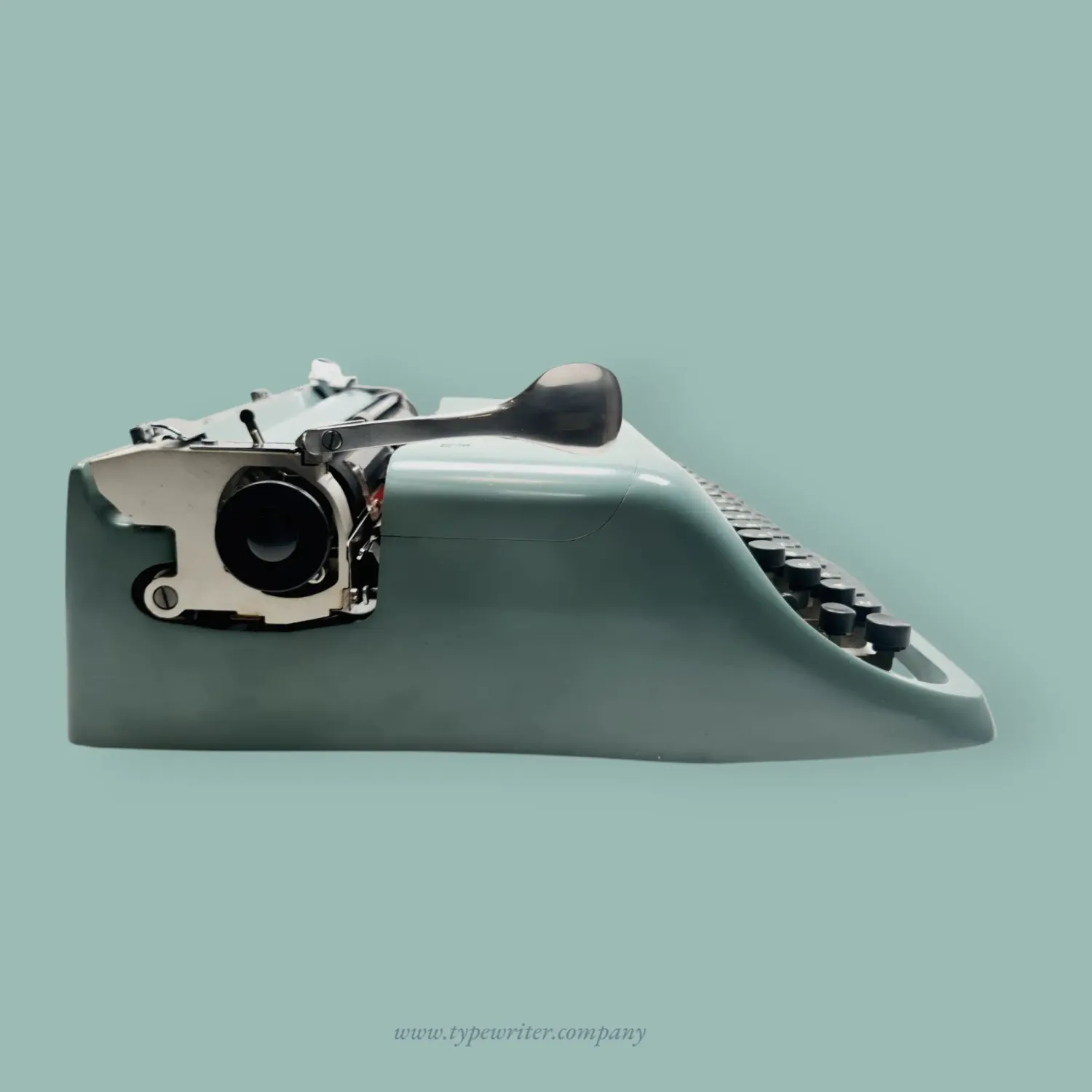 Olivetti Studio 44 Original Teal Vintage Typewriter, Refurbished