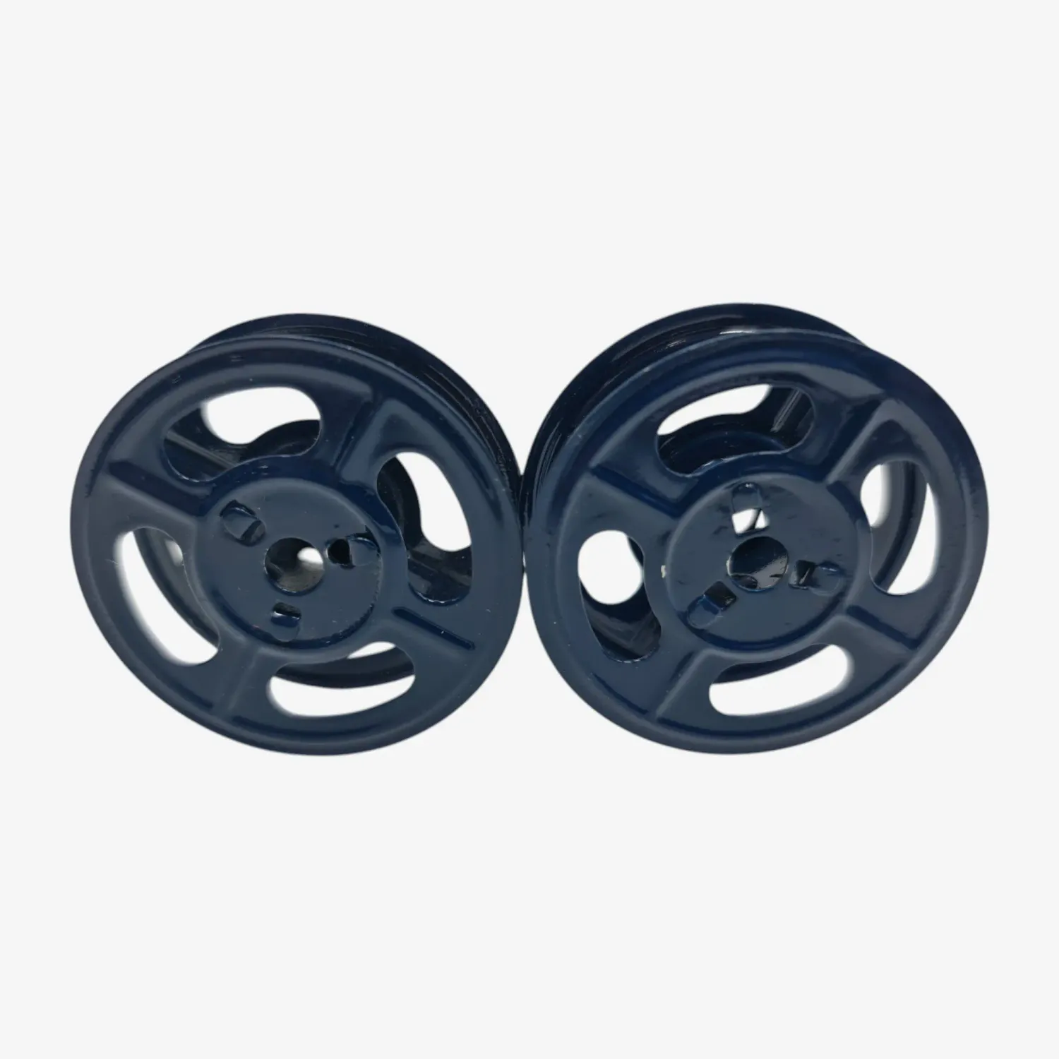Navy Blue Metal Universal Ribbon Spools for Typewriters