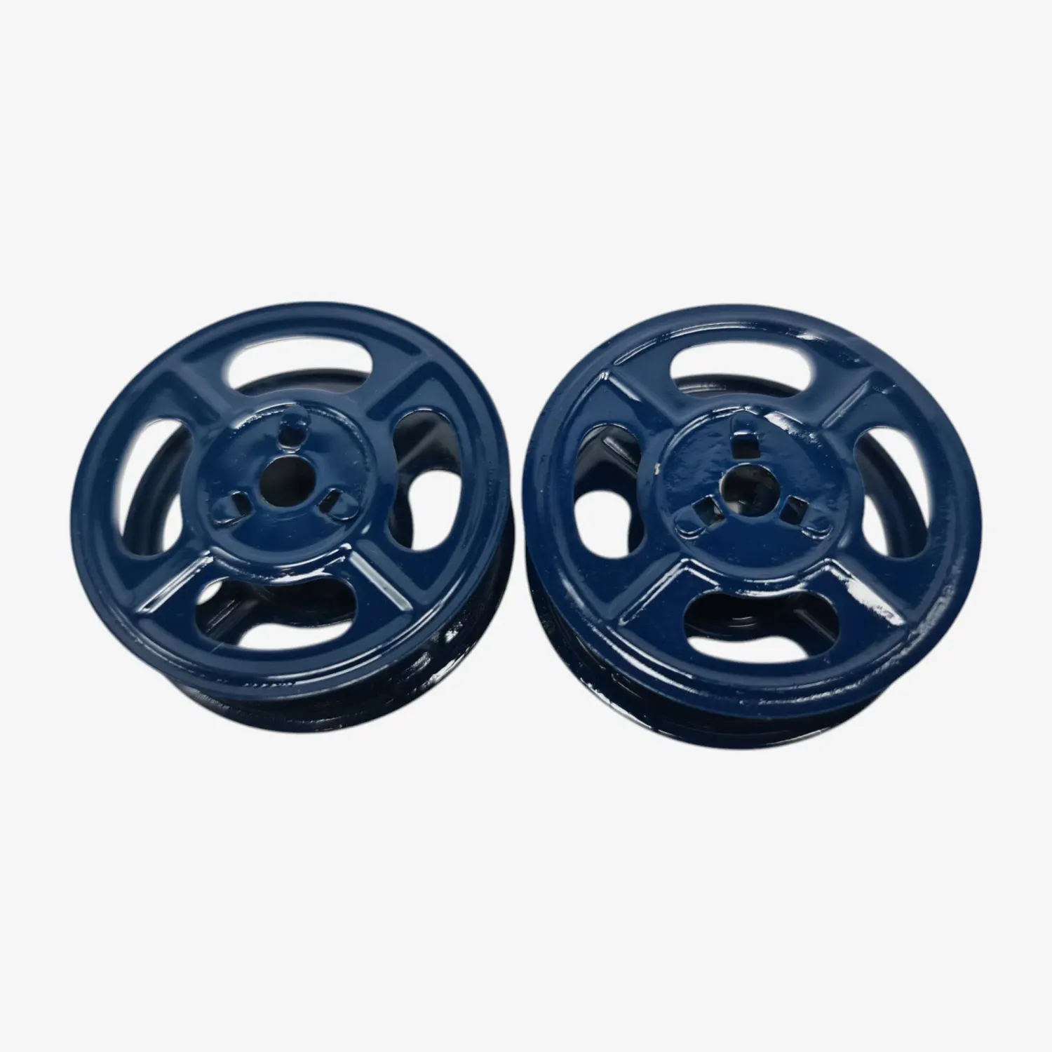 Navy Blue Metal Universal Ribbon Spools for Typewriters