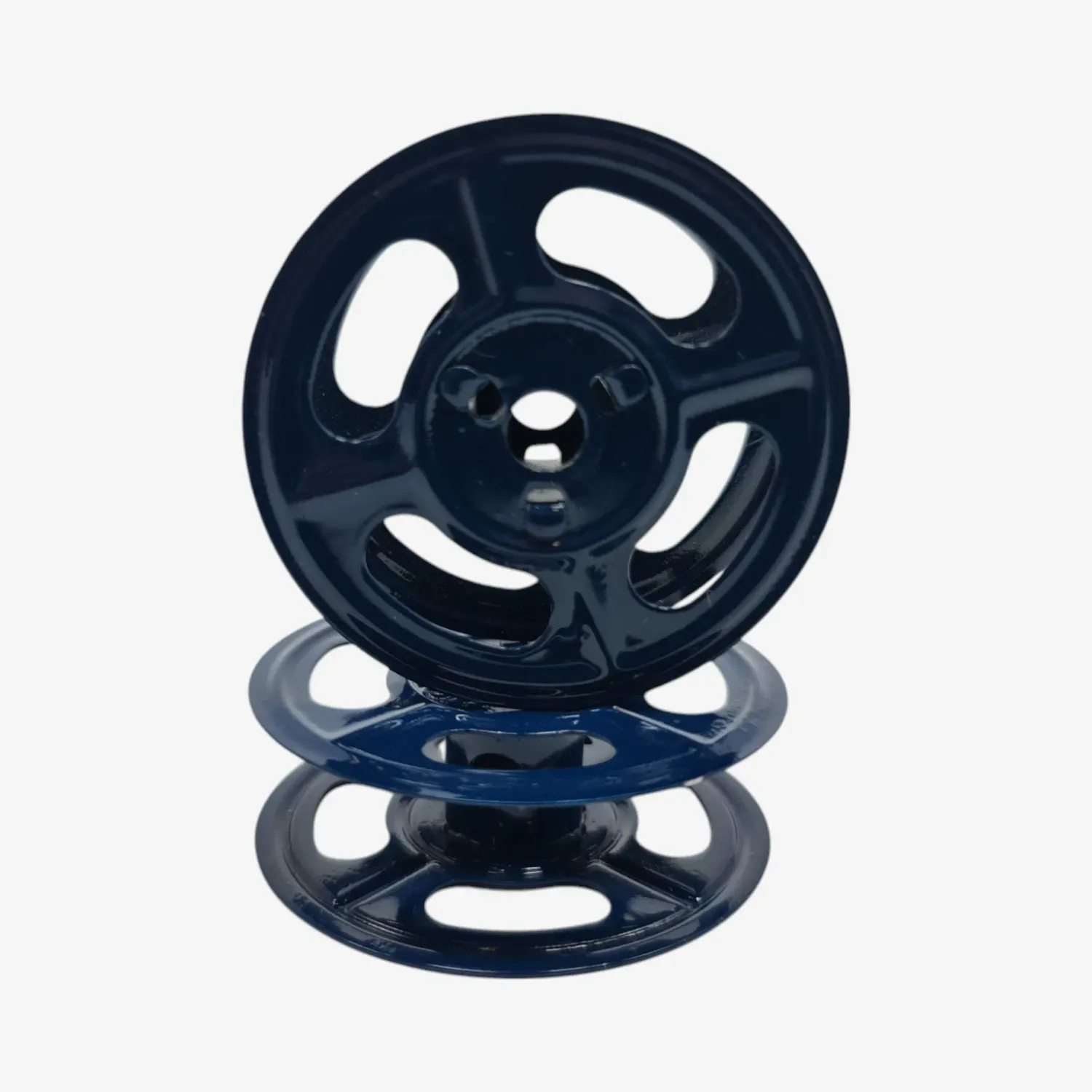 Navy Blue Metal Universal Ribbon Spools for Typewriters
