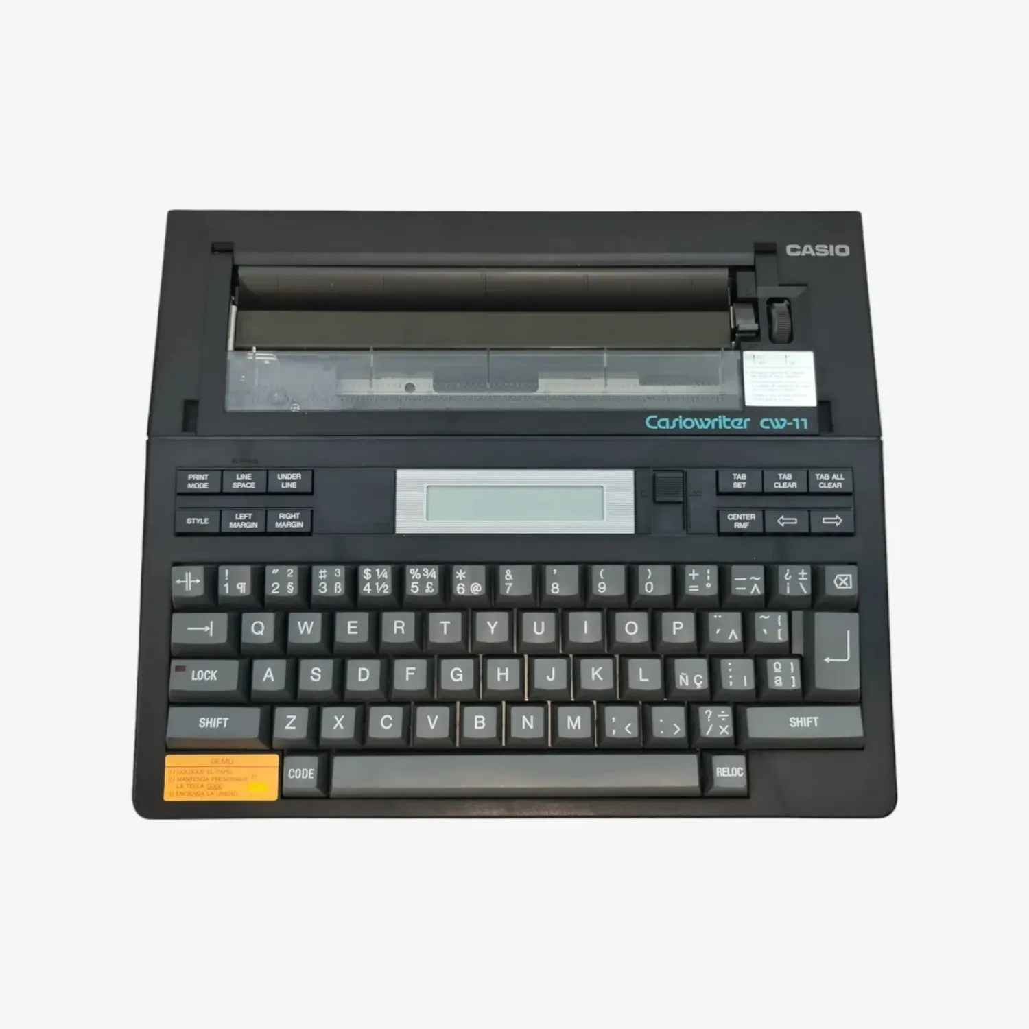 Electric Typewriter CasioWriter CW-11, Vintage