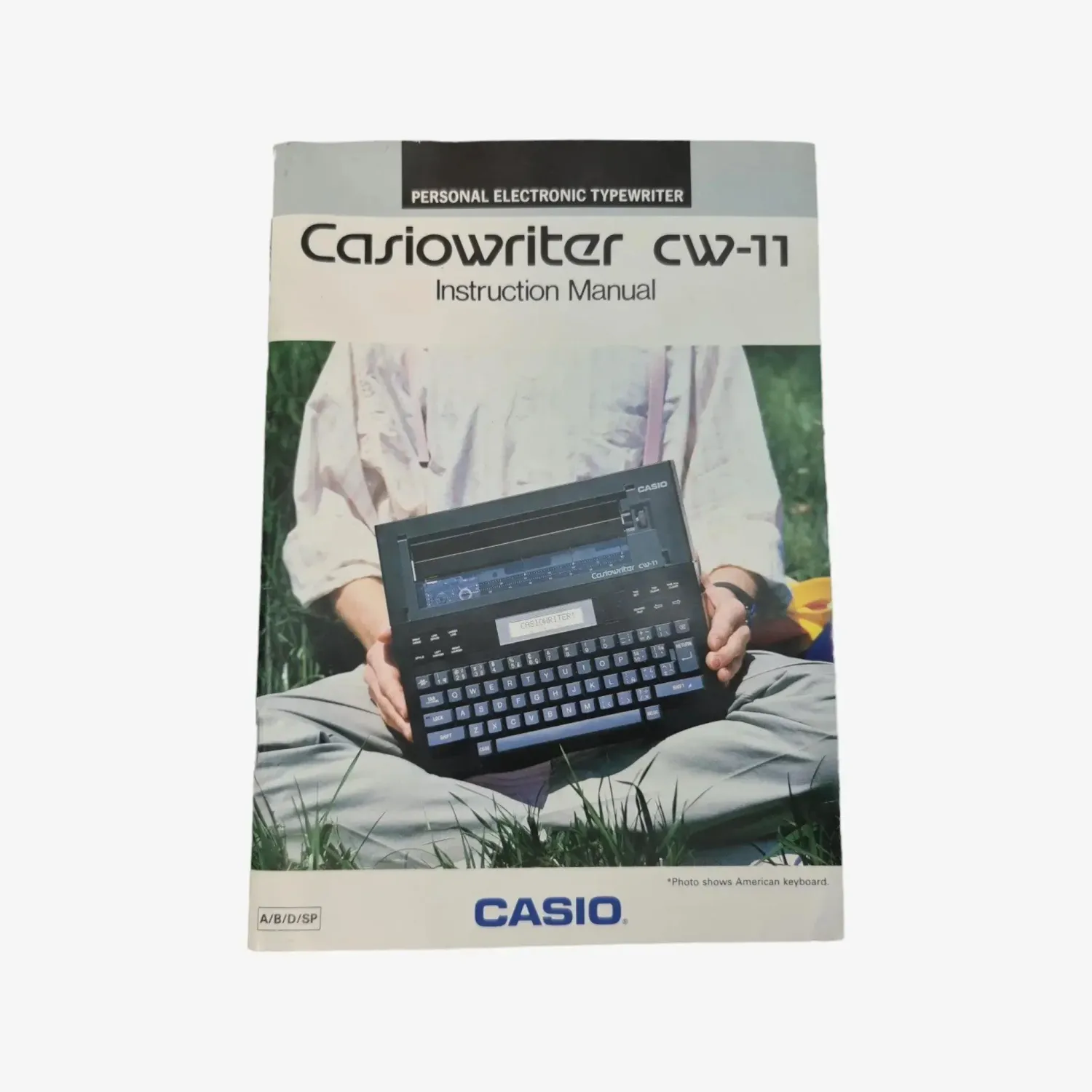 Electric Typewriter CasioWriter CW-11, Vintage