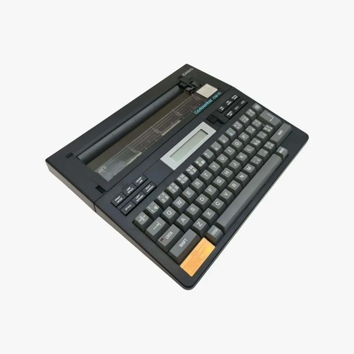 Electric Typewriter CasioWriter CW-11, Vintage