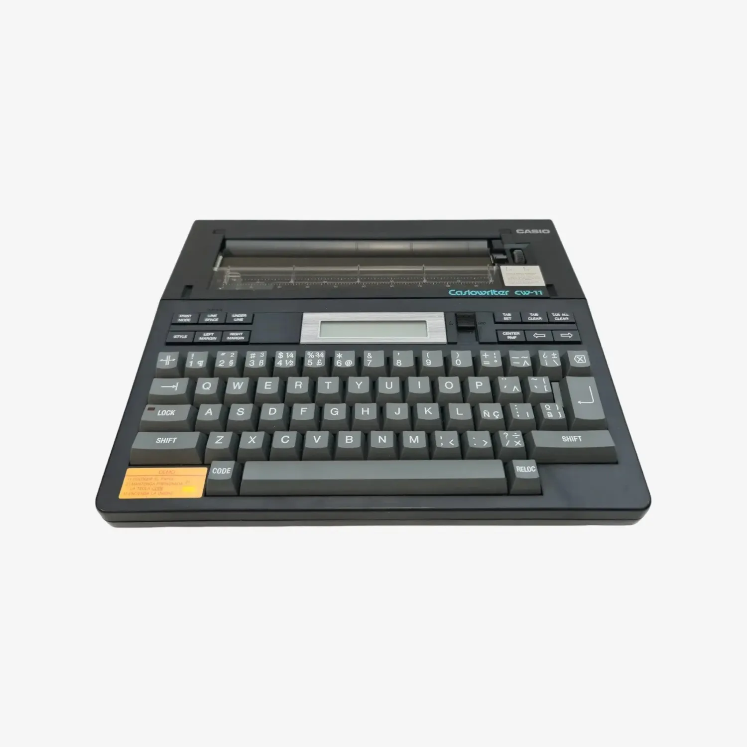 Electric Typewriter CasioWriter CW-11, Vintage