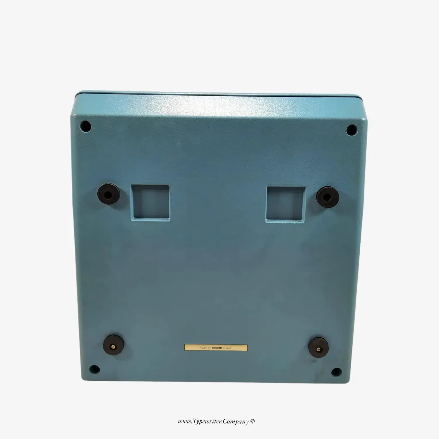 Olivetti Studio 46 Blue Typewriter, Vintage Manual, Refurbished, QWERTY