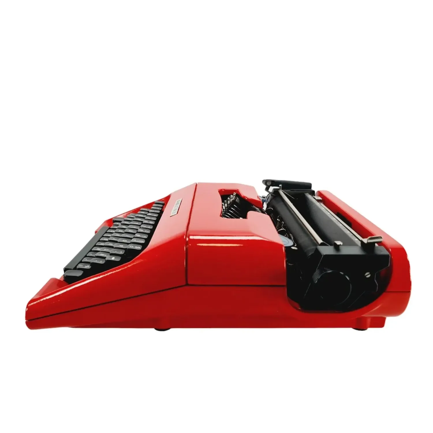 Olivetti Lettera 35 Typewriter, Red, Vintage, Manual, Restored
