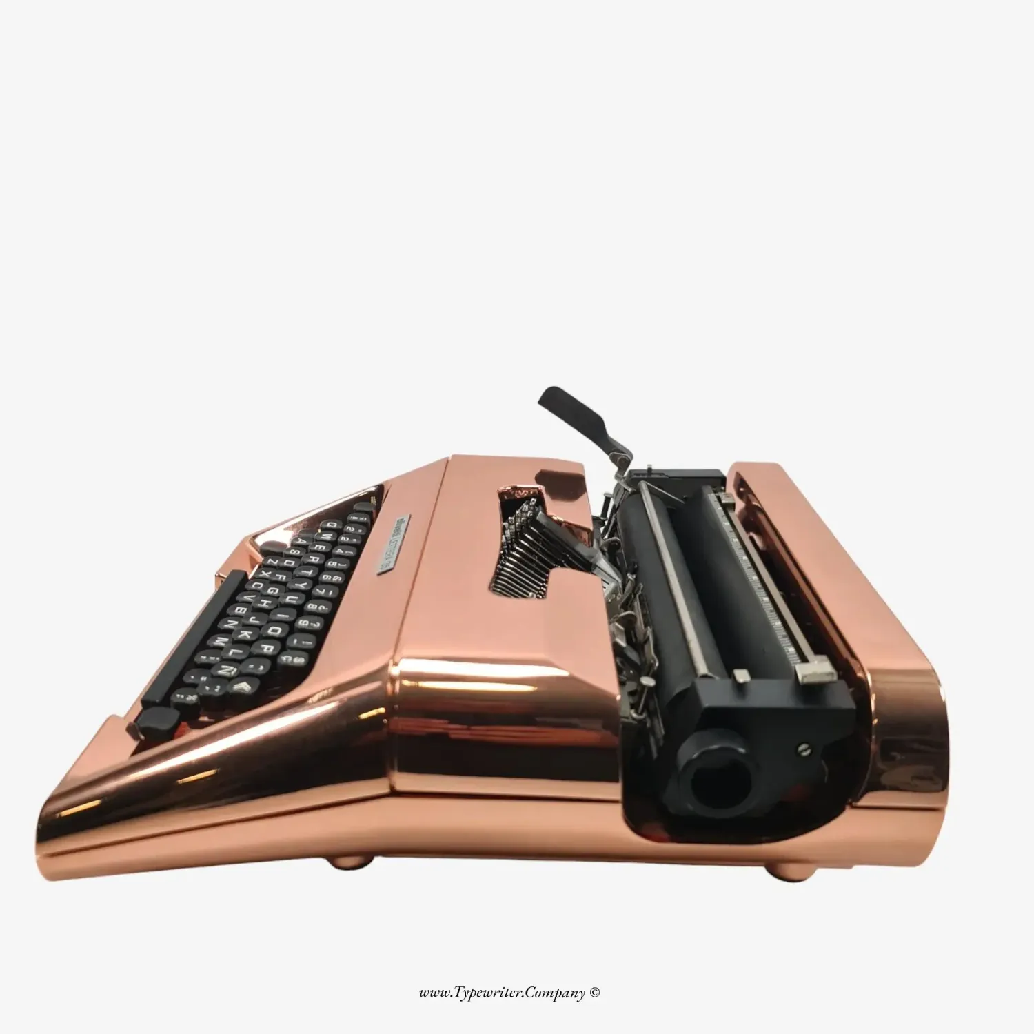 Olivetti Lettera 35, (Ltd.Edition 2 of 50) Copper-Plated Manual Vintage Typewriter, Restored
