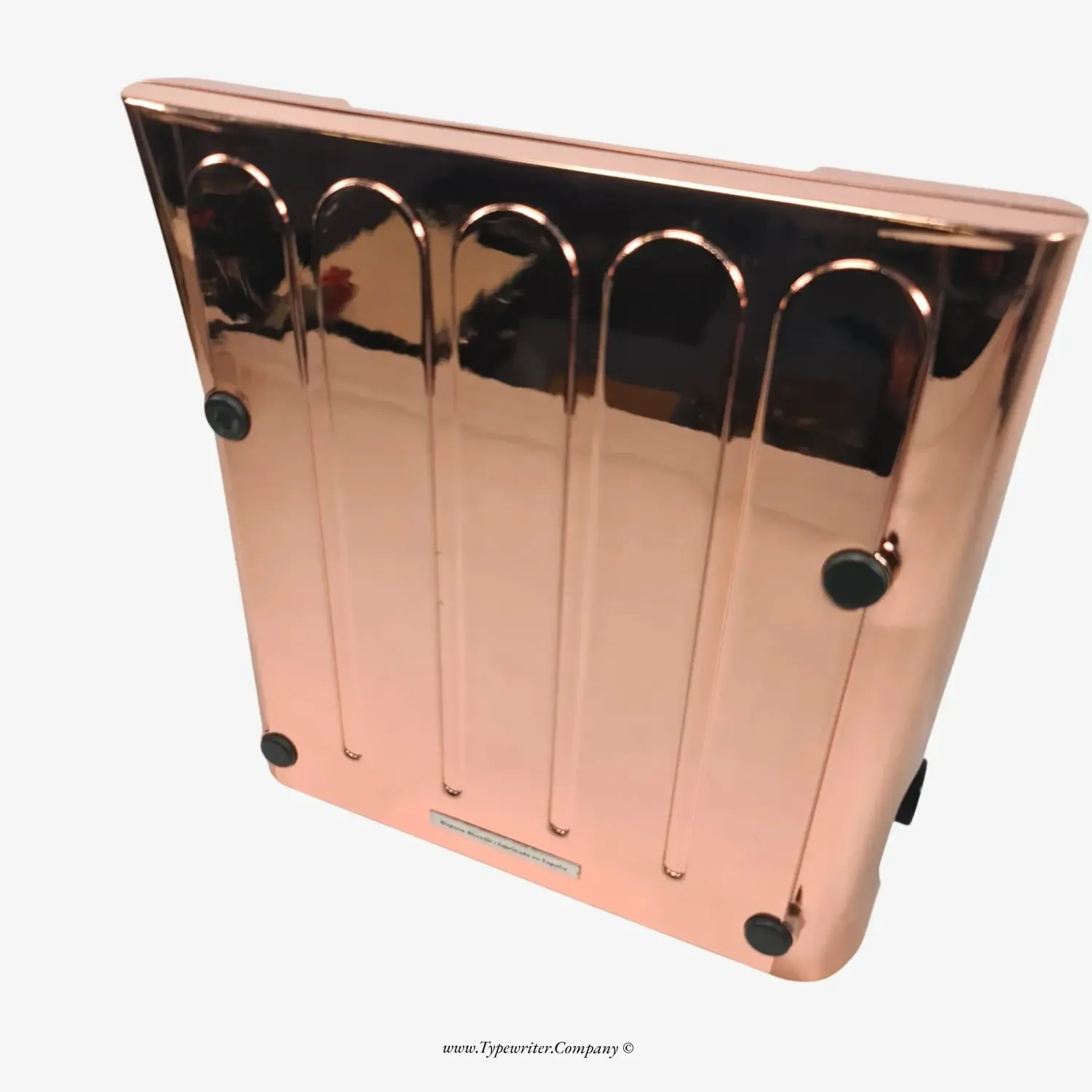 Olivetti Lettera 35, (Ltd.Edition 2 of 50) Copper-Plated Manual Vintage Typewriter, Restored