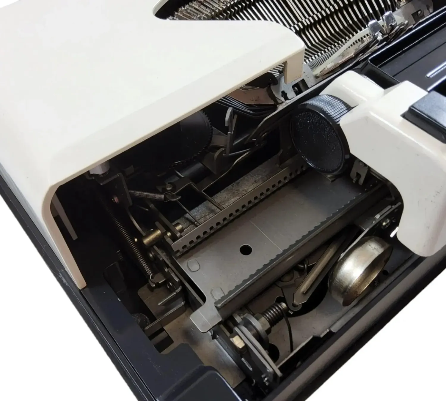 Olympiette DeLuxe, Gray Manual Vintage Typewriter, Serviced