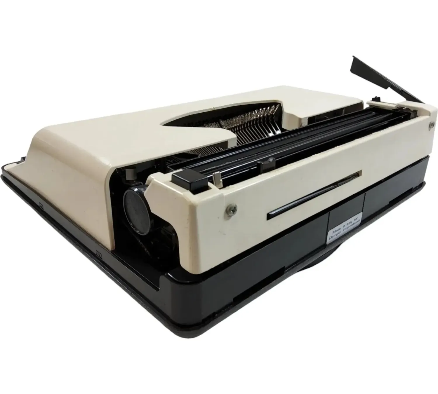 Olympiette DeLuxe, Gray Manual Vintage Typewriter, Serviced