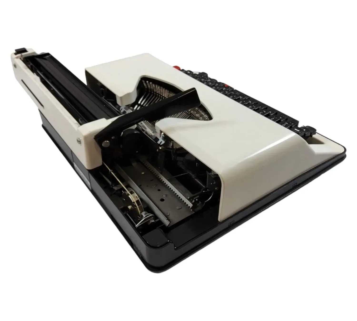 Olympiette DeLuxe, Gray Manual Vintage Typewriter, Serviced