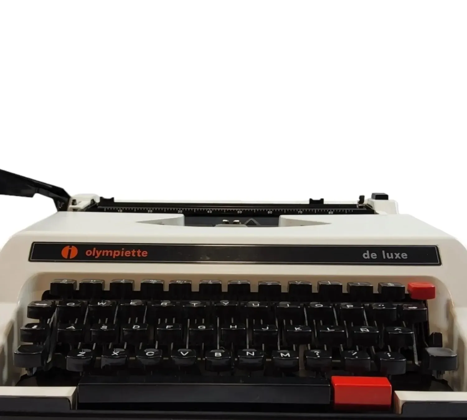 Olympiette DeLuxe, Gray Manual Vintage Typewriter, Serviced