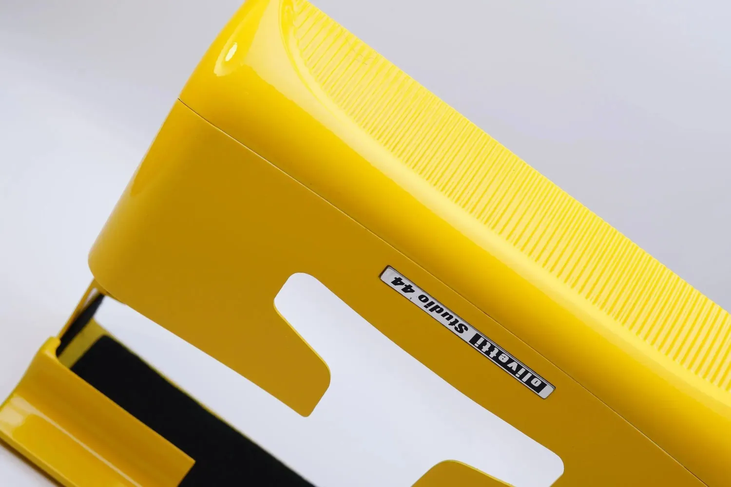 Olivetti Studio 44 Glossy Yellow, Vintage Manual Typewriter, Restored