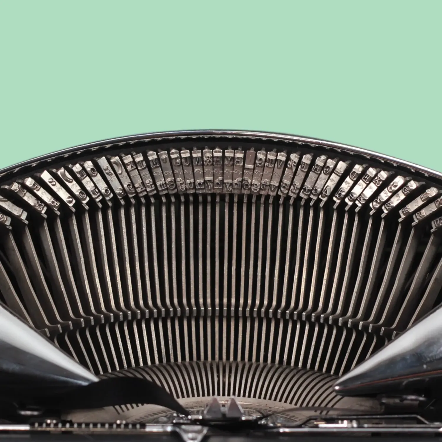 Hermes Baby , Chrome-Plated, Vintage Manual Typewriter, Refurbished