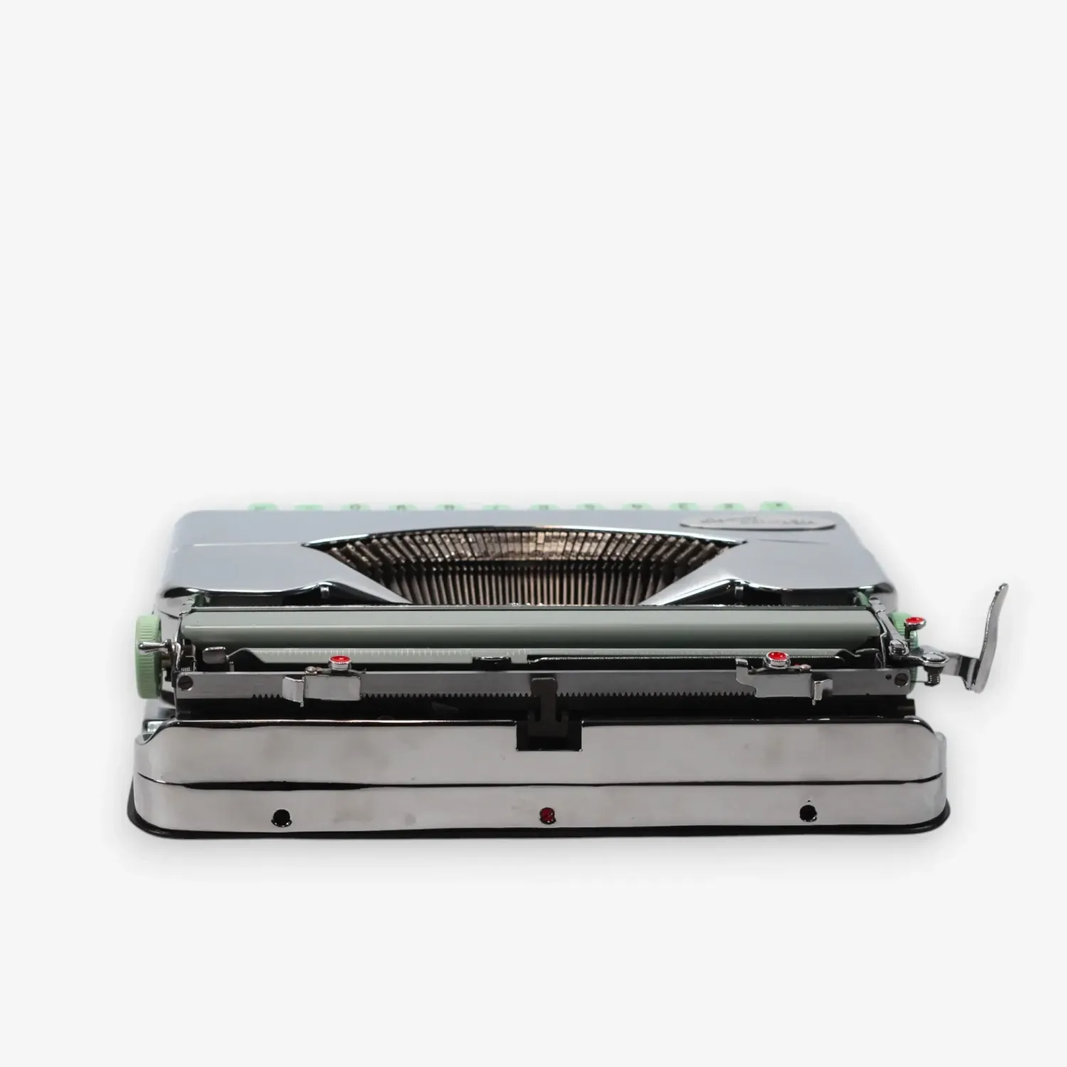 Hermes Baby , Chrome-Plated, Vintage Manual Typewriter, Refurbished