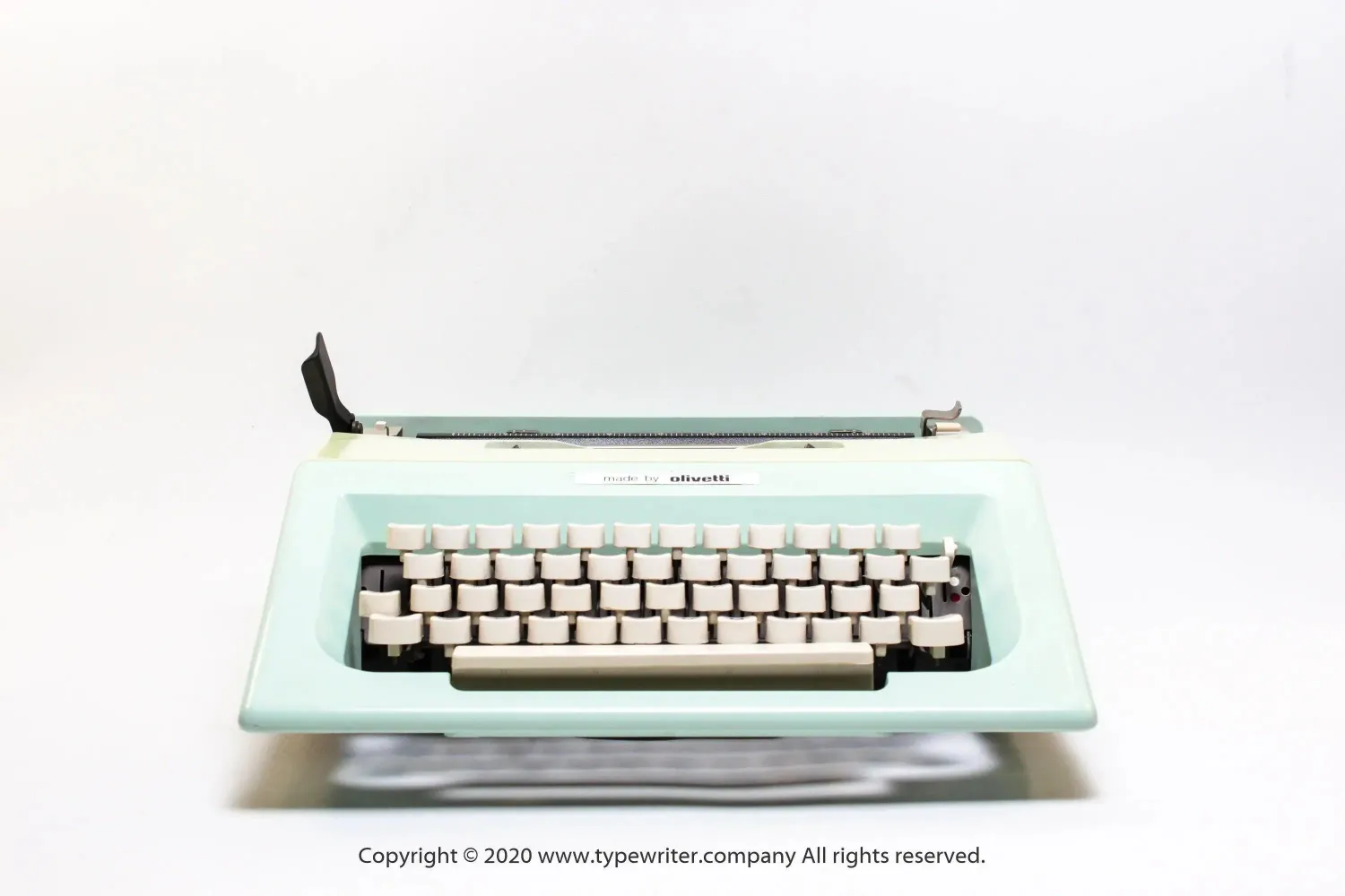 Olivetti Lettera 25 Mint Green, Vintage, Manual, Refurbished
