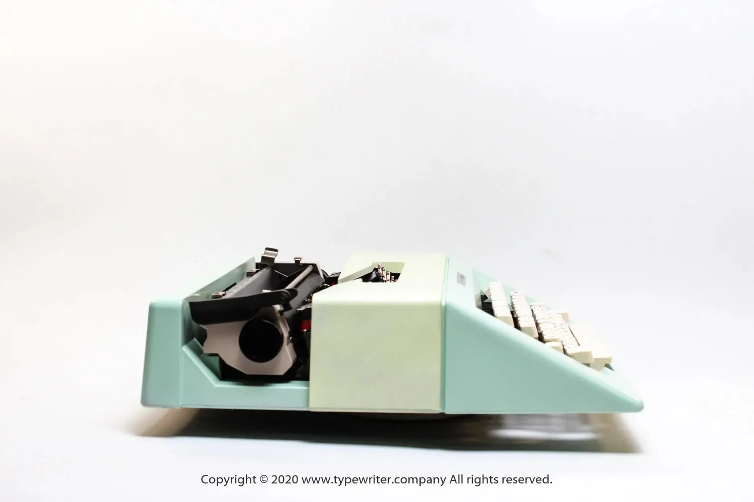 Olivetti Lettera 25 Mint Green, Vintage, Manual, Refurbished