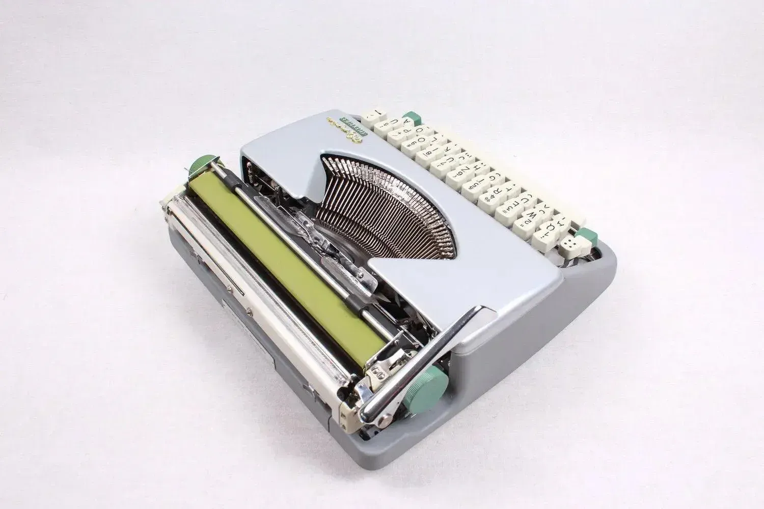 Olympia Splendid 33 Pastel Blue, Vintage Manual Typewriter, Refurbished