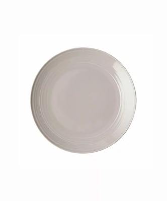 Embossed Lines Light Grey Side Plate