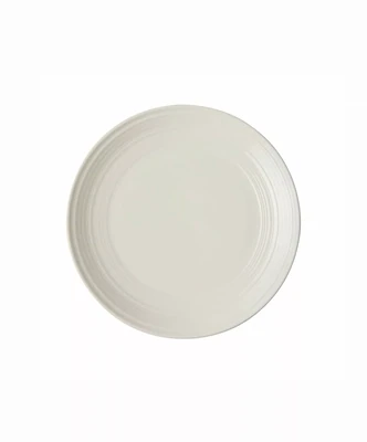 Embossed Lines Cream Side Plate