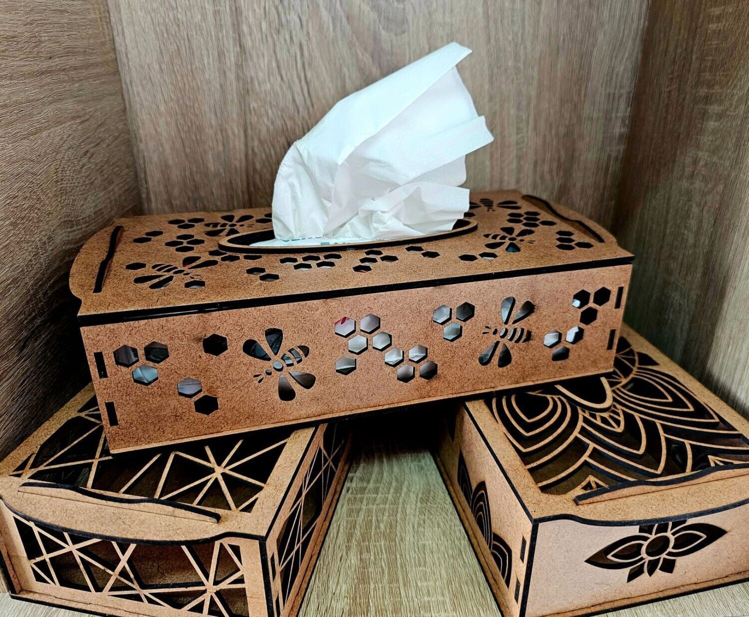 Tissue Box Laser Cut