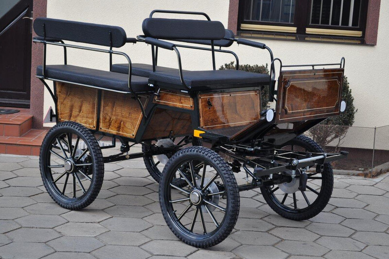 WAGONNETTE PONEY D et CHEVAL  6 pl 055B S