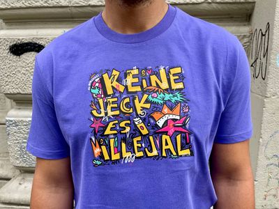 T-Shirt T-Shirt "purple Optic" S