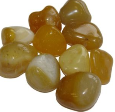 Yellow Agate Tumbles (20mm approx)